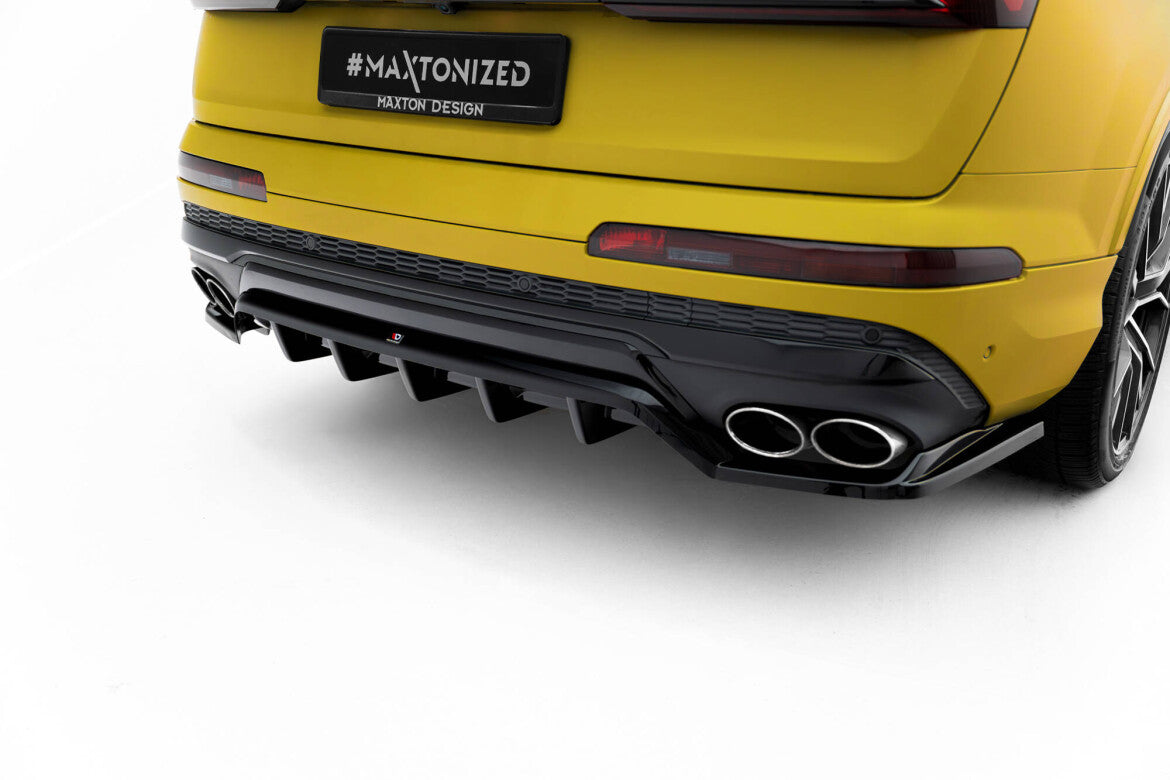 Diffusor Heckansatz passend für Audi SQ7 Mk2 (4M) FL schwarz Hochglanz
