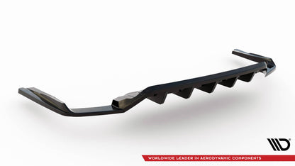Diffusor Heckansatz passend für Audi SQ7 Mk2 (4M) FL schwarz Hochglanz