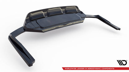 Diffusor Heckansatz passend für Audi SQ7 Mk2 (4M) FL schwarz Hochglanz