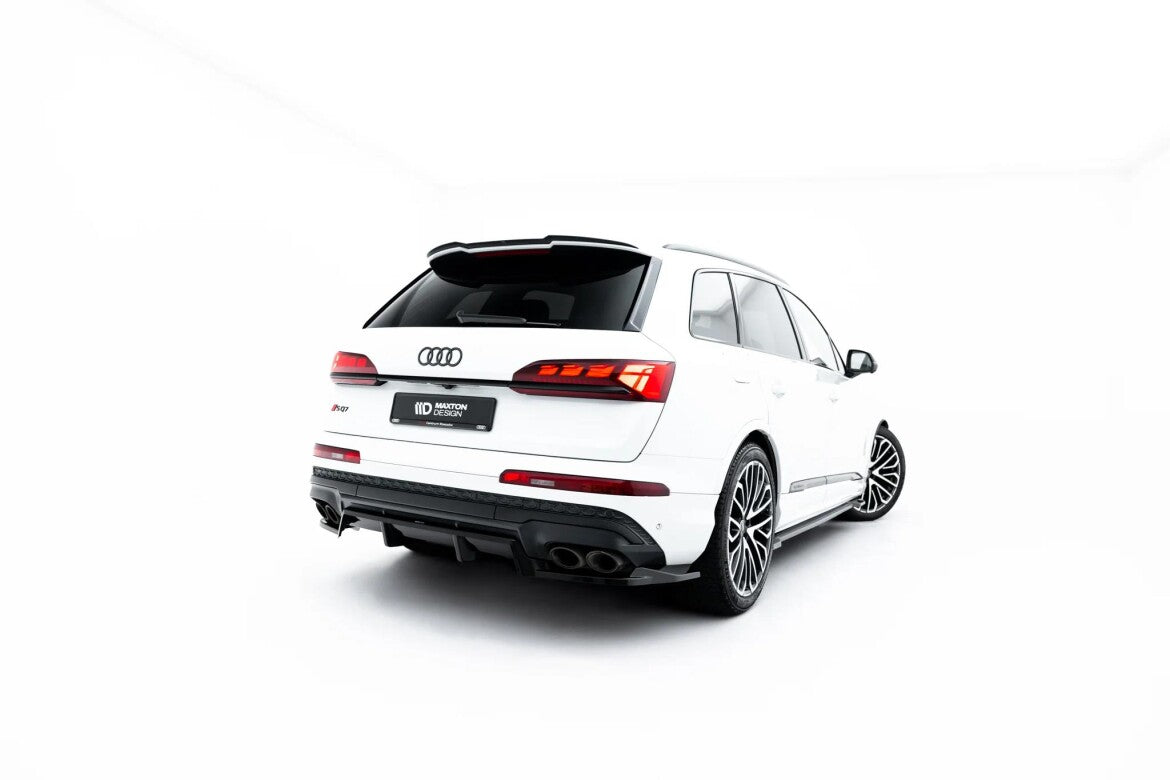 Diffusor Heckansatz passend für Audi SQ7 Mk2 Facelift 2 schwarz Hochglanz