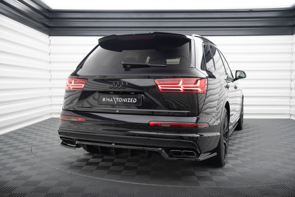 Diffusor Heckansatz passend für Audi SQ7 Mk2 schwarz Hochglanz