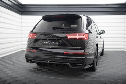 Diffusor Heckansatz passend für Audi SQ7 Mk2 schwarz Hochglanz