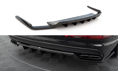Diffusor Heckansatz passend für Audi SQ7 Mk2 schwarz Hochglanz