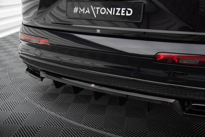 Diffusor Heckansatz passend für Audi SQ7 Mk2 schwarz Hochglanz