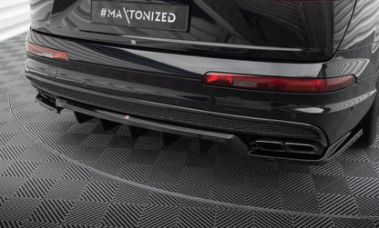 Diffusor Heckansatz passend für Audi SQ7 Mk2 schwarz Hochglanz