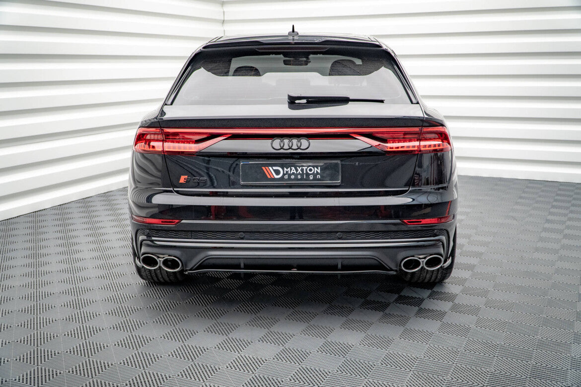 Diffusor Heckansatz passend für Audi SQ8 Mk1 schwarz Hochglanz