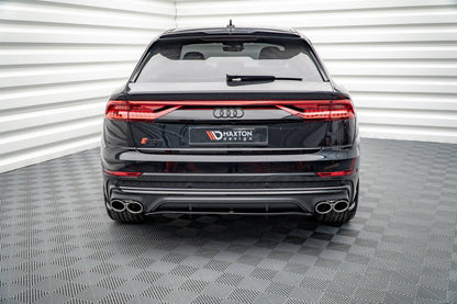 Diffusor Heckansatz passend für Audi SQ8 Mk1 schwarz Hochglanz