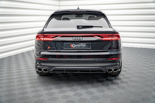 Diffusor Heckansatz passend für Audi SQ8 Mk1 schwarz Hochglanz
