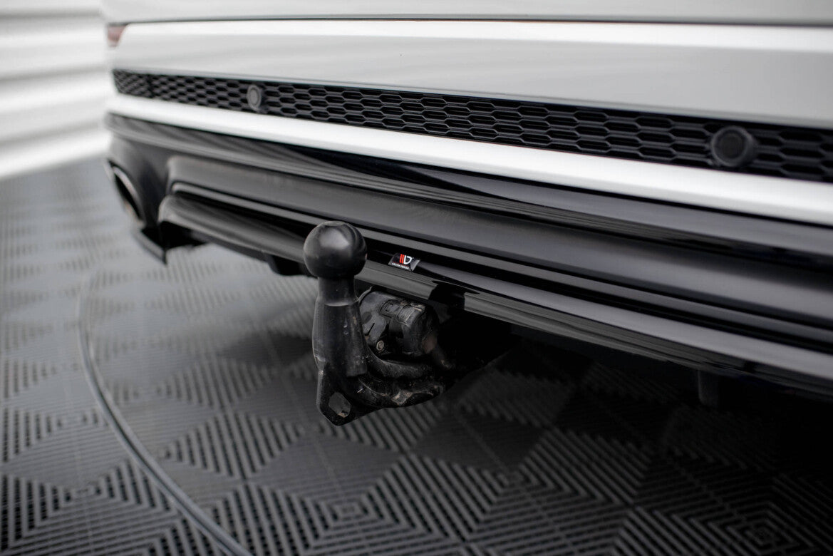 Diffusor Heckansatz passend für Audi SQ8 Mk1 schwarz Hochglanz