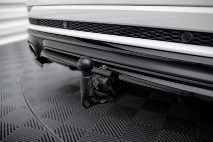 Diffusor Heckansatz passend für Audi SQ8 Mk1 schwarz Hochglanz