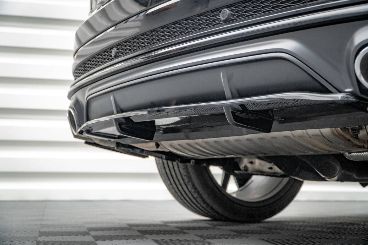 Diffusor Heckansatz passend für Audi SQ8 Mk1 schwarz Hochglanz