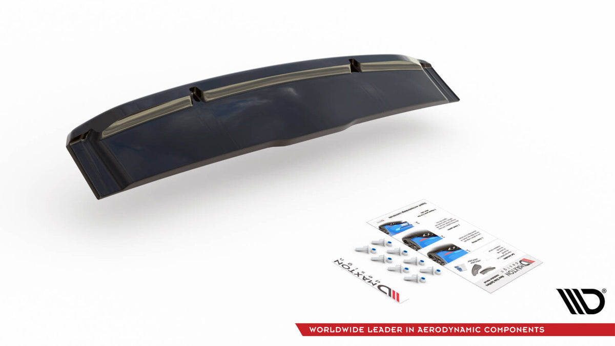 Diffusor Heckansatz passend für Audi SQ8 Mk1 schwarz Hochglanz