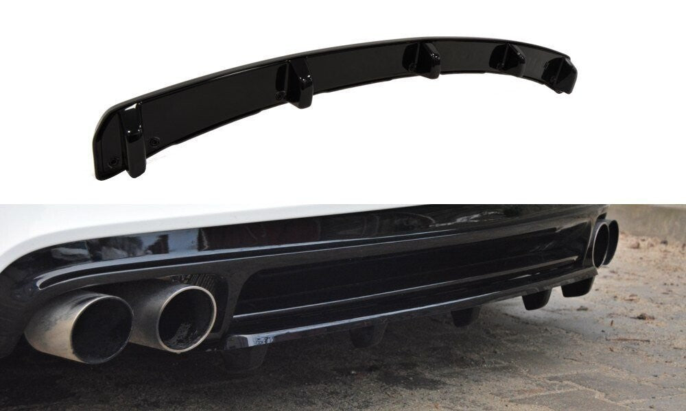 Diffusor Heckansatz passend für Audi TT S 8J schwarz Hochglanz