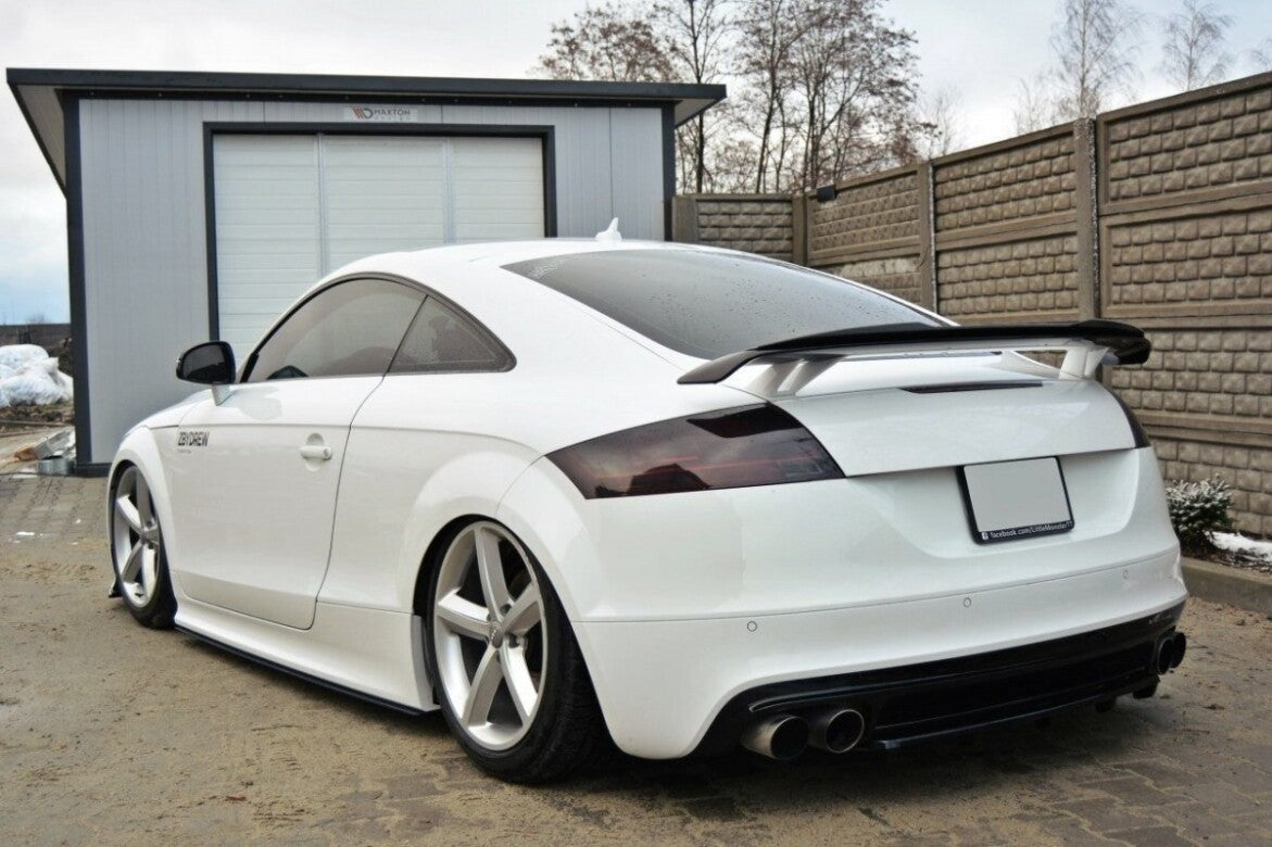 Diffusor Heckansatz passend für Audi TT S 8J schwarz Hochglanz