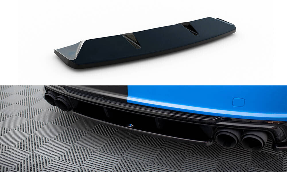 Diffusor Heckansatz passend für Audi TT S 8S FL schwarz Hochglanz