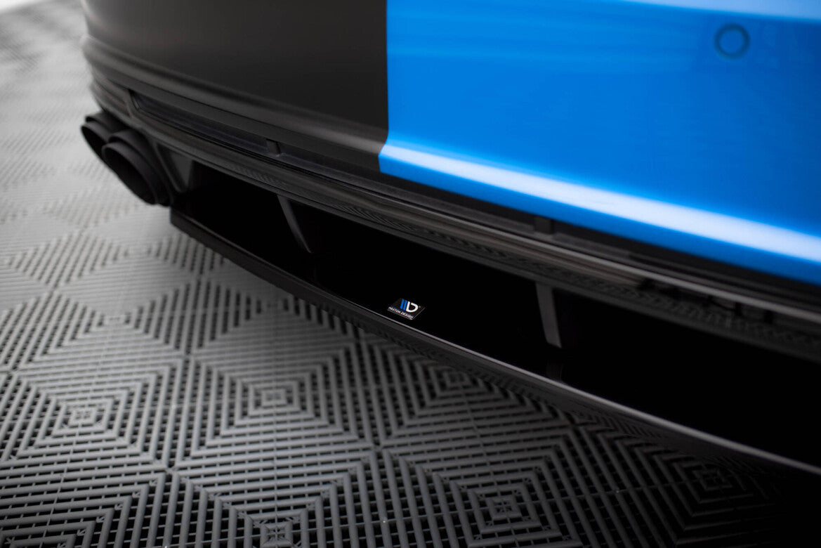 Diffusor Heckansatz passend für Audi TT S 8S FL schwarz Hochglanz