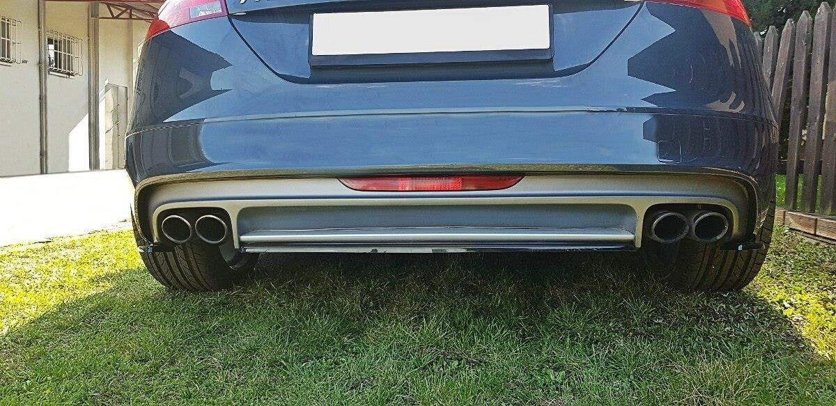 Diffusor Heckansatz passend für Audi TT S Mk2 (8J) schwarz Hochglanz