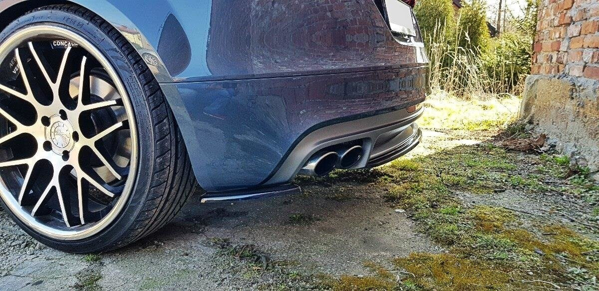 Diffusor Heckansatz passend für Audi TT S Mk2 (8J) schwarz Hochglanz