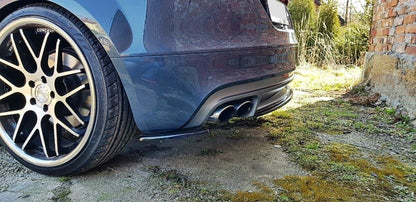 Diffusor Heckansatz passend für Audi TT S Mk2 (8J) schwarz Hochglanz