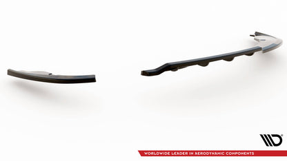Diffusor Heckansatz passend für BMW 1er E81 FL schwarz Hochglanz