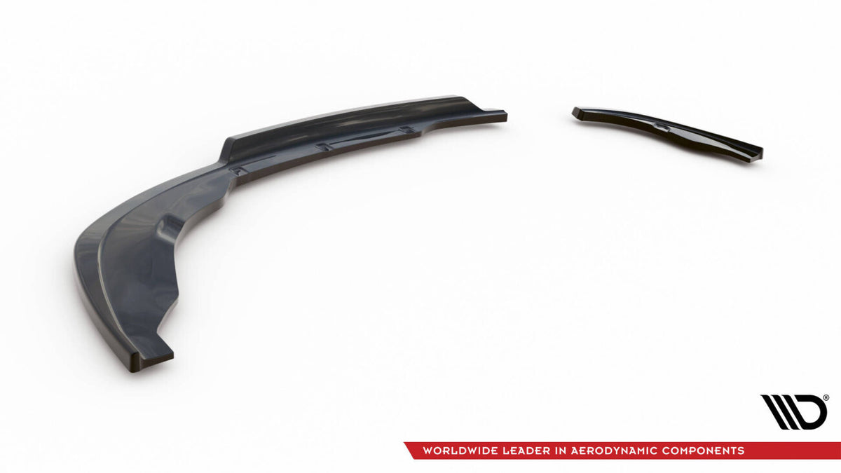 Diffusor Heckansatz passend für BMW 1er E81 FL schwarz Hochglanz