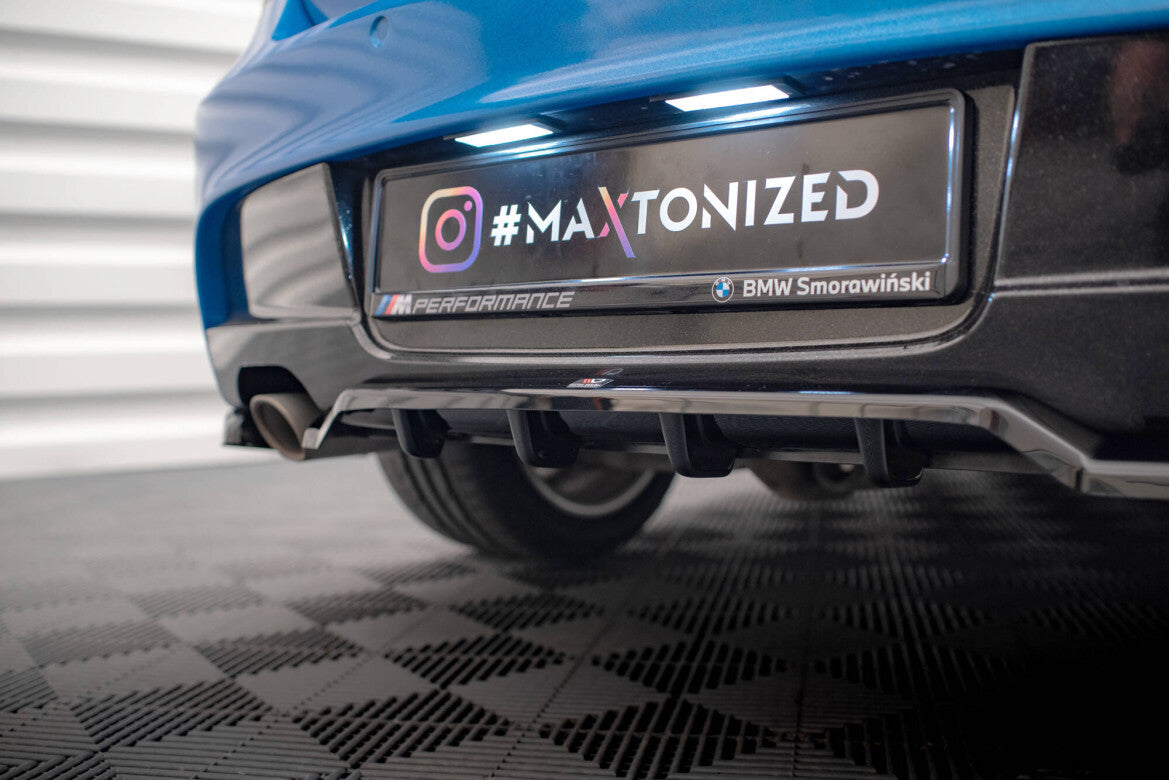 Diffusor Heckansatz passend für BMW 1er M-Paket E87 FL schwarz Hochglanz