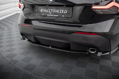 Diffusor Heckansatz passend für BMW 2 Coupe G42 schwarz Hochglanz