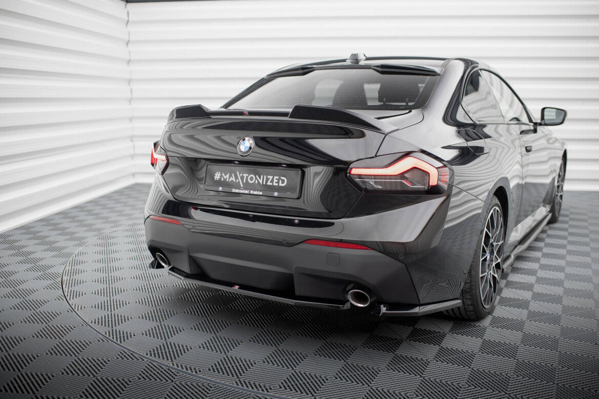Diffusor Heckansatz passend für BMW 2 Coupe G42 schwarz Hochglanz