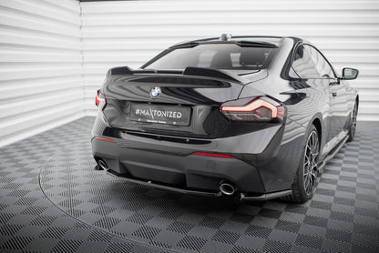 Diffusor Heckansatz passend für BMW 2 Coupe G42 schwarz Hochglanz