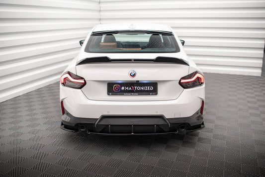 Diffusor Heckansatz passend für BMW 2 Coupe M-Paket G42 schwarz Hochglanz