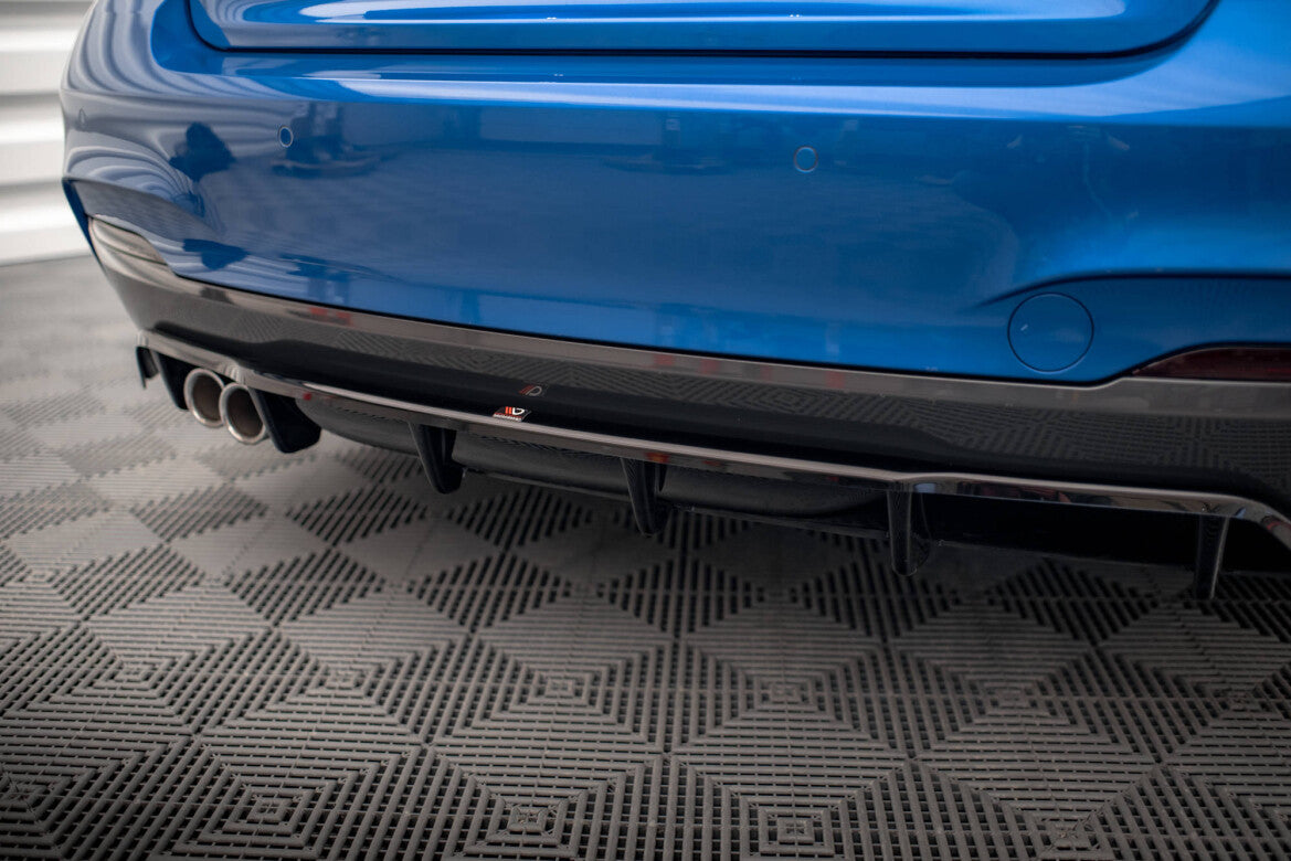 Diffusor Heckansatz passend für BMW 2 M-Paket F22 schwarz Hochglanz