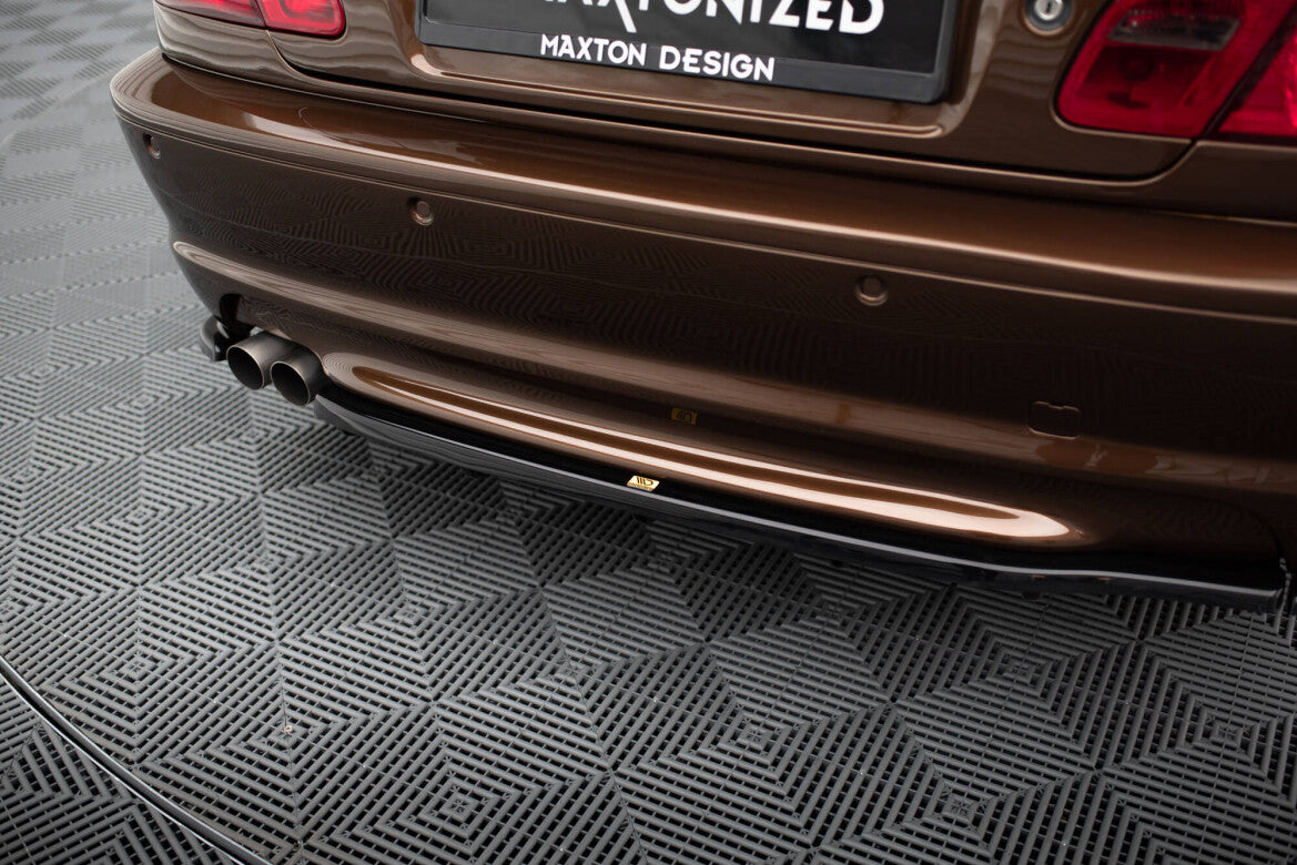 Diffusor Heckansatz passend für BMW 3er E46 M Paket Coupe schwarz Hochglanz