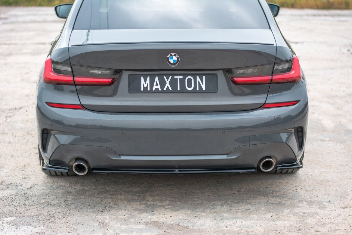 Diffusor Heckansatz passend für BMW 3er G20 M Paket schwarz Hochglanz