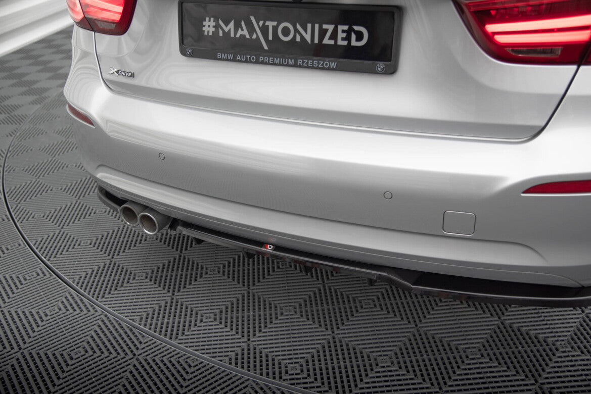 Diffusor Heckansatz passend für BMW 3er GT F34 FL schwarz Hochglanz