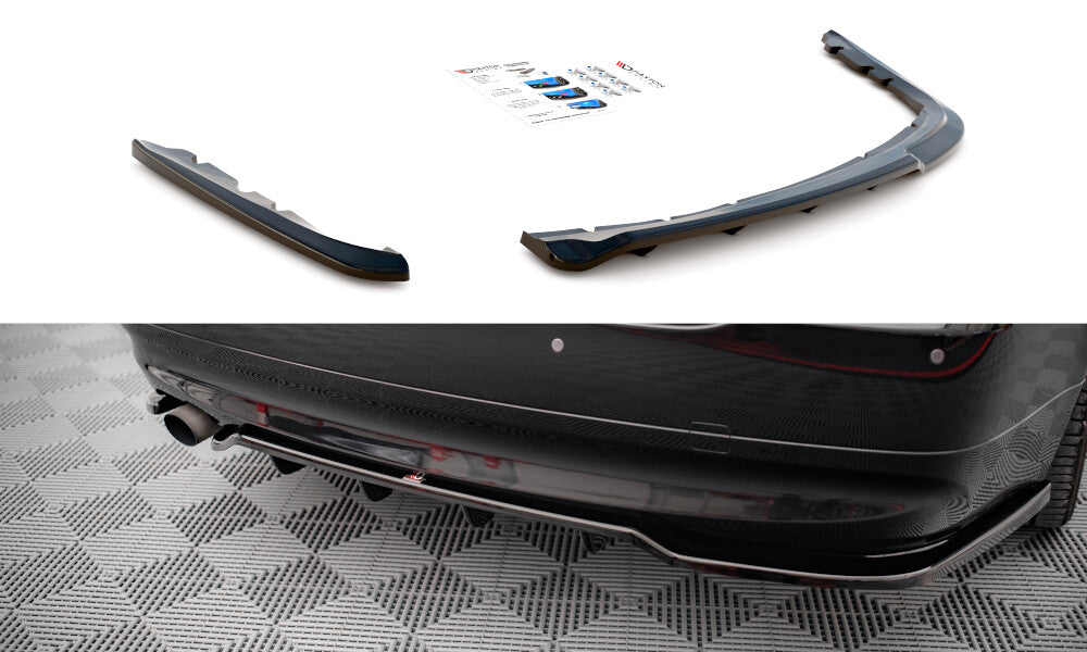 Diffusor Heckansatz passend für BMW 3er Limousine E90 schwarz Hochglanz