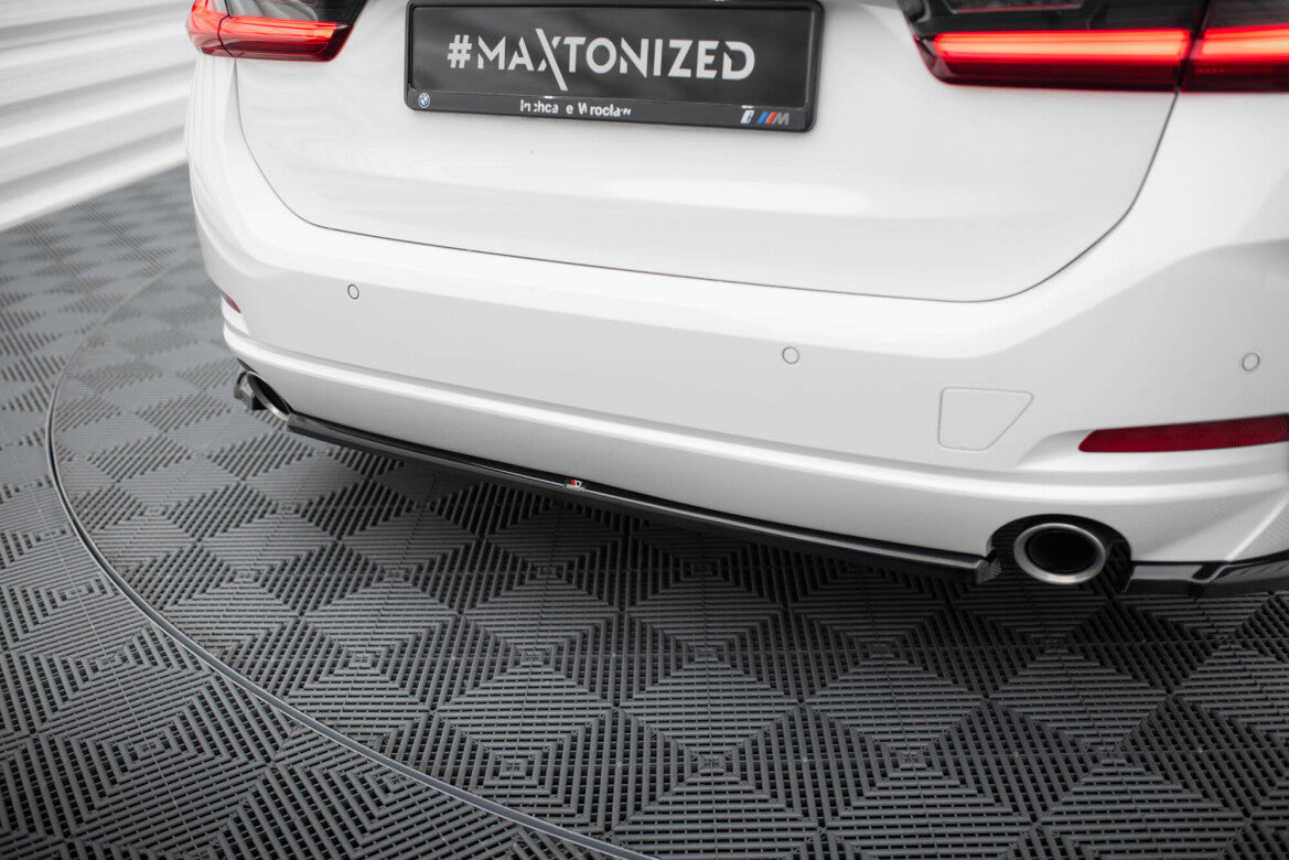 Diffusor Heckansatz passend für BMW 3er Limousine / Touring G20 / G21 FL schwarz Hochglanz