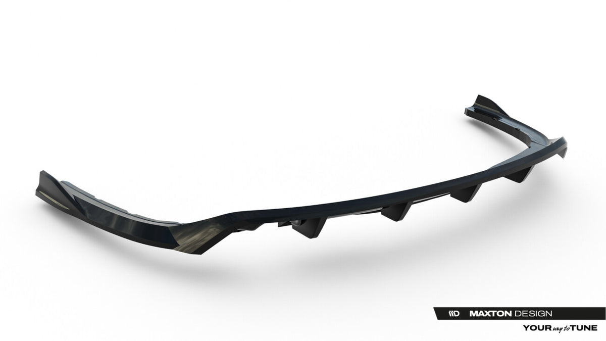 Diffusor Heckansatz passend für BMW 3er Sportline Limousine / Touring F30 / F31 schwarz Hochglanz