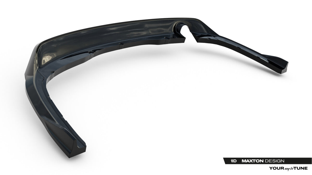 Diffusor Heckansatz passend für BMW 3er Sportline Limousine / Touring F30 / F31 schwarz Hochglanz