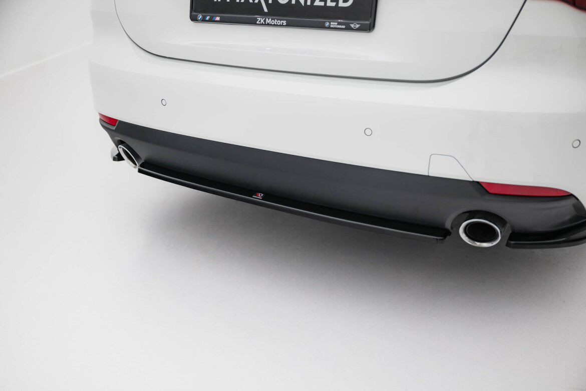 Diffusor Heckansatz passend für BMW 4er Coupe / Cabrio G22 / G23 schwarz Hochglanz