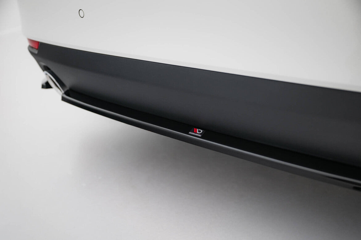 Diffusor Heckansatz passend für BMW 4er Coupe / Cabrio G22 / G23 schwarz Hochglanz