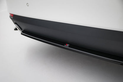 Diffusor Heckansatz passend für BMW 4er Coupe / Cabrio G22 / G23 schwarz Hochglanz