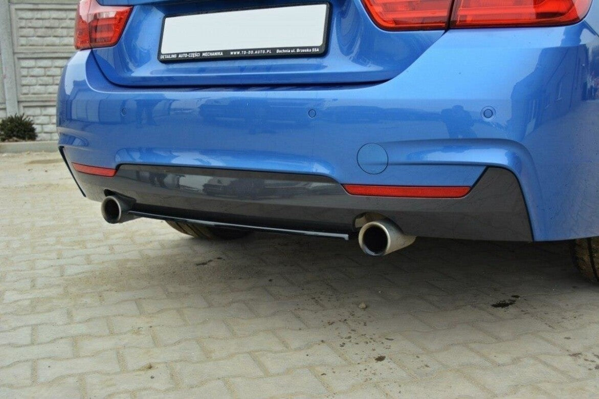 Diffusor Heckansatz passend für BMW 4er Coupe / Gran Coupe / Cabrio M-Paket F32 / F36 / F33 schwarz Hochglanz