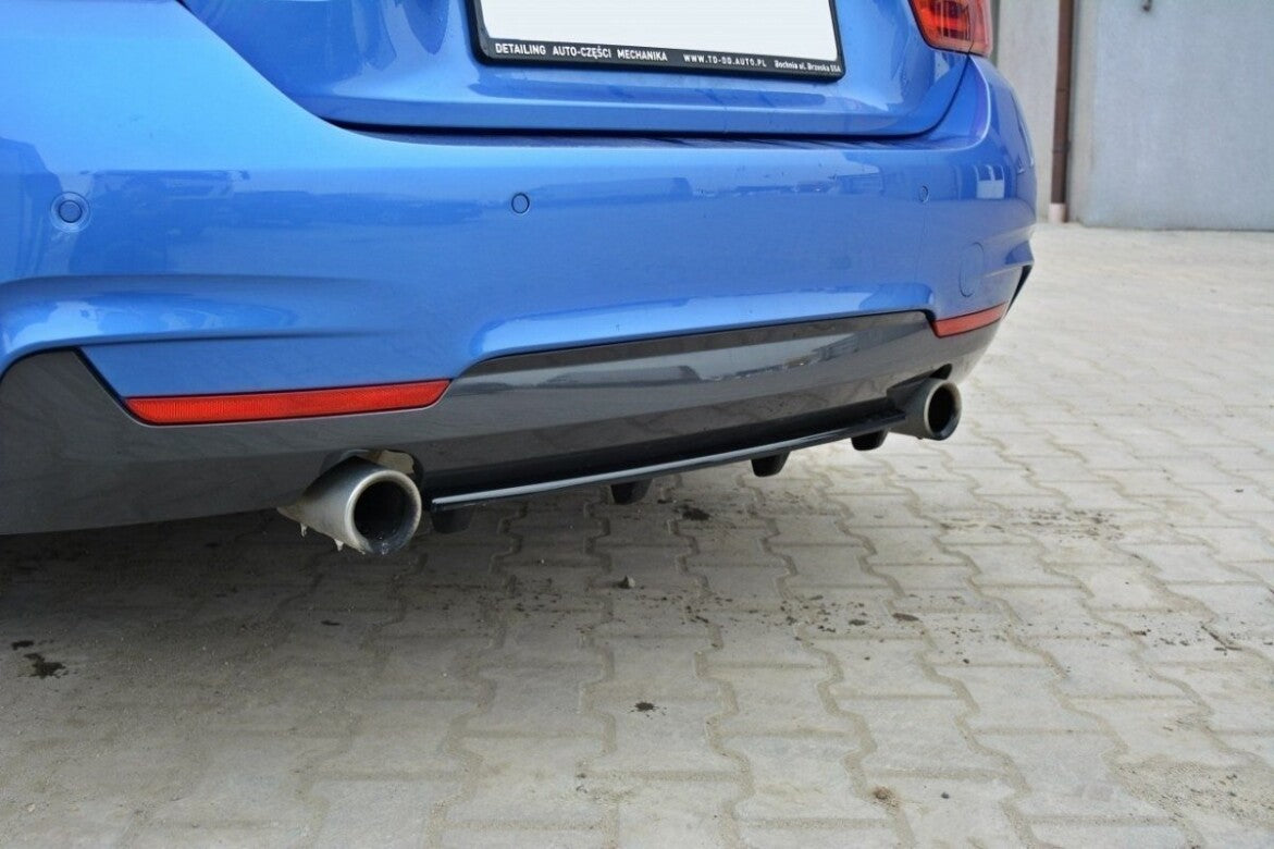 Diffusor Heckansatz passend für BMW 4er Coupe / Gran Coupe / Cabrio M-Paket F32 / F36 / F33 schwarz Hochglanz