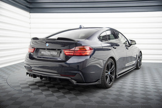Diffusor Heckansatz passend für BMW 4er Coupe / Gran Coupe / Cabrio M-Paket F32 / F36 / F33 schwarz Hochglanz