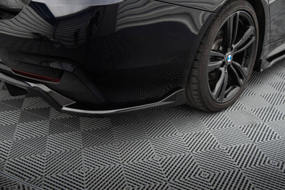 Diffusor Heckansatz passend für BMW 4er Coupe / Gran Coupe / Cabrio M-Paket F32 / F36 / F33 schwarz Hochglanz