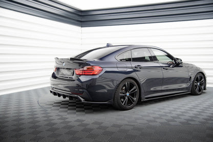 Diffusor Heckansatz passend für BMW 4er Coupe / Gran Coupe / Cabrio M-Paket F32 / F36 / F33 schwarz Hochglanz