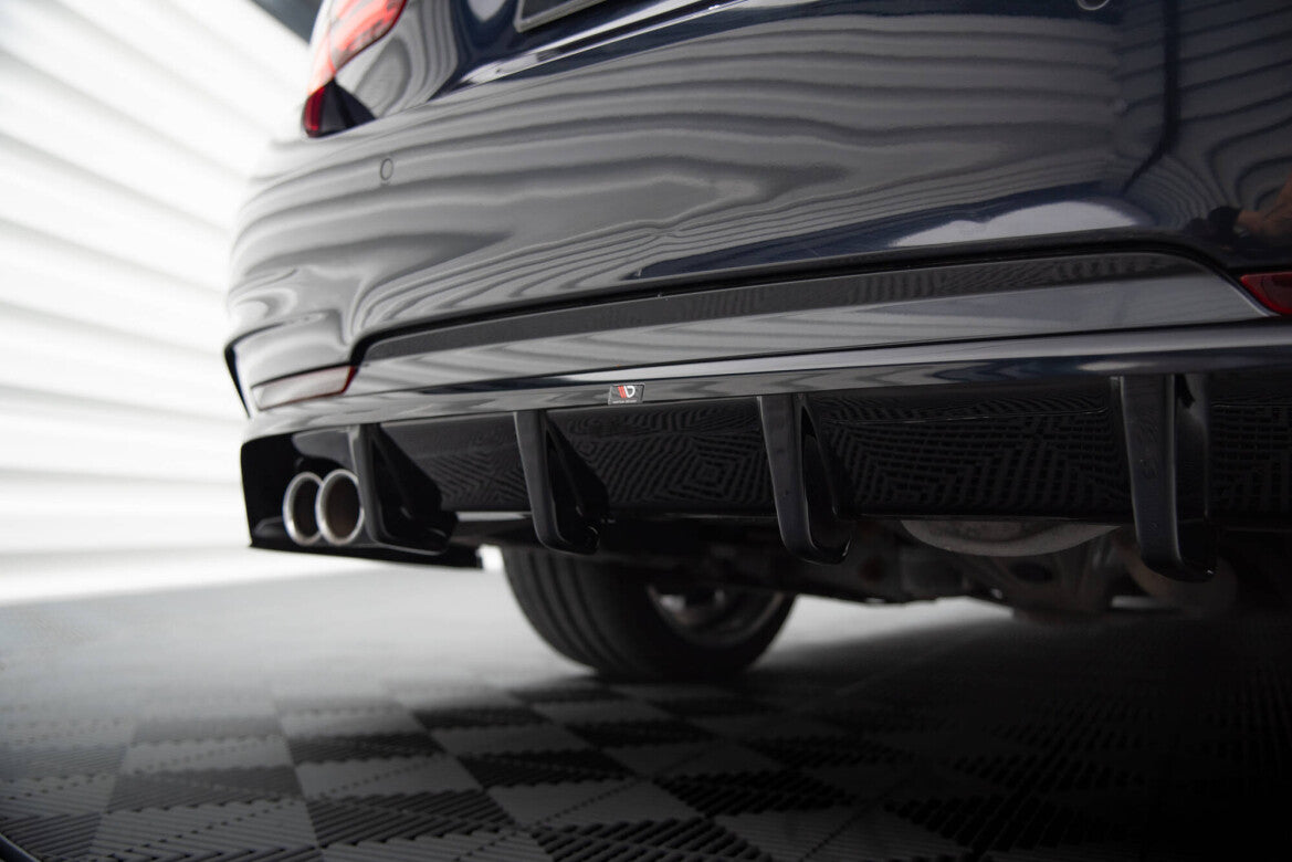 Diffusor Heckansatz passend für BMW 4er Coupe / Gran Coupe / Cabrio M-Paket F32 / F36 / F33 schwarz Hochglanz