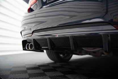 Diffusor Heckansatz passend für BMW 4er Coupe / Gran Coupe / Cabrio M-Paket F32 / F36 / F33 schwarz Hochglanz