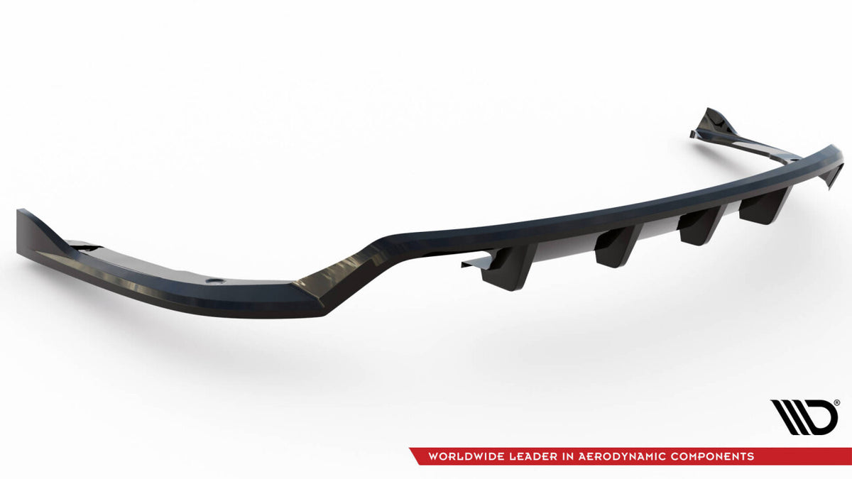 Diffusor Heckansatz passend für BMW 4er Coupe / Gran Coupe / Cabrio M-Paket F32 / F36 / F33 schwarz Hochglanz