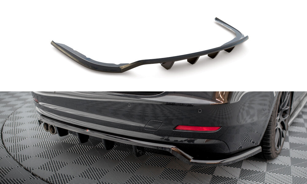 Diffusor Heckansatz passend für BMW 4er Gran Coupe F36 schwarz Hochglanz